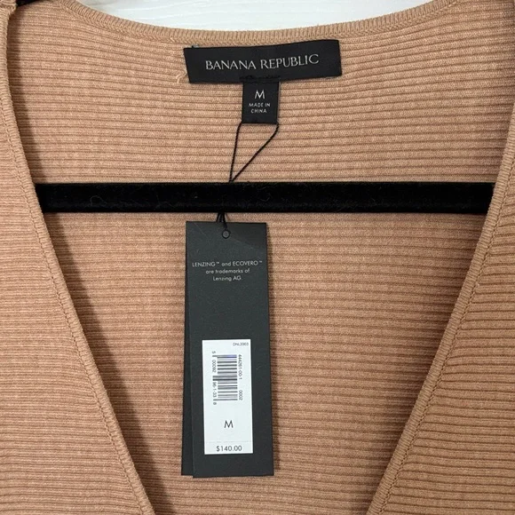 Banana Republic Long Sleeve Tan Dress - Picture 2 of 5